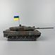 Подарунковий патріотичний сувенір ручної роботи, статуетка з гіпсу танка Leopard 2A6 10540 фото 7